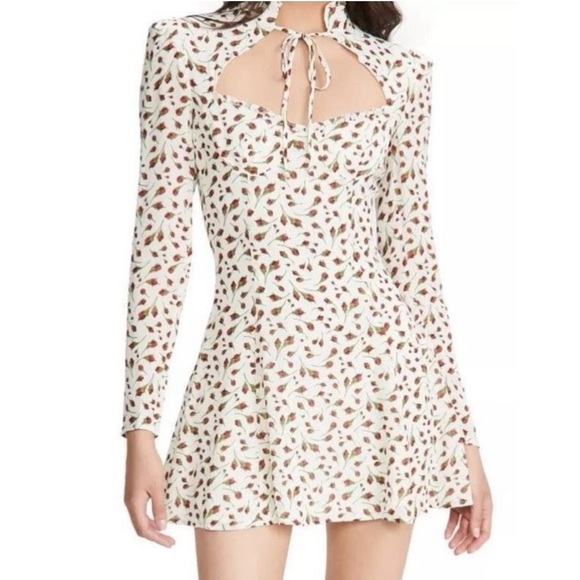 Reformation Long Sleeve Vivianne Mini Dress - Picture 7 of 7